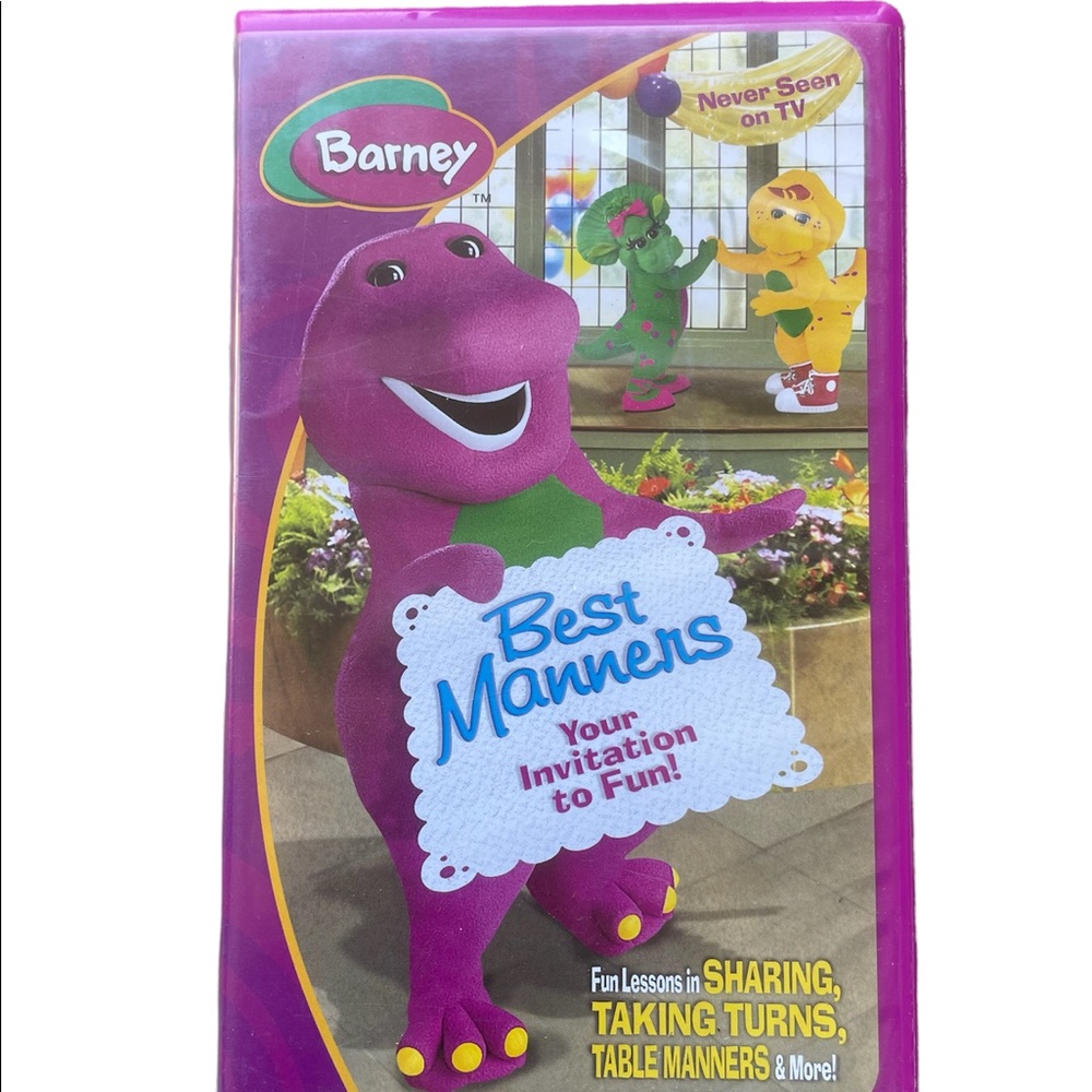 Best Manners Barney VHS